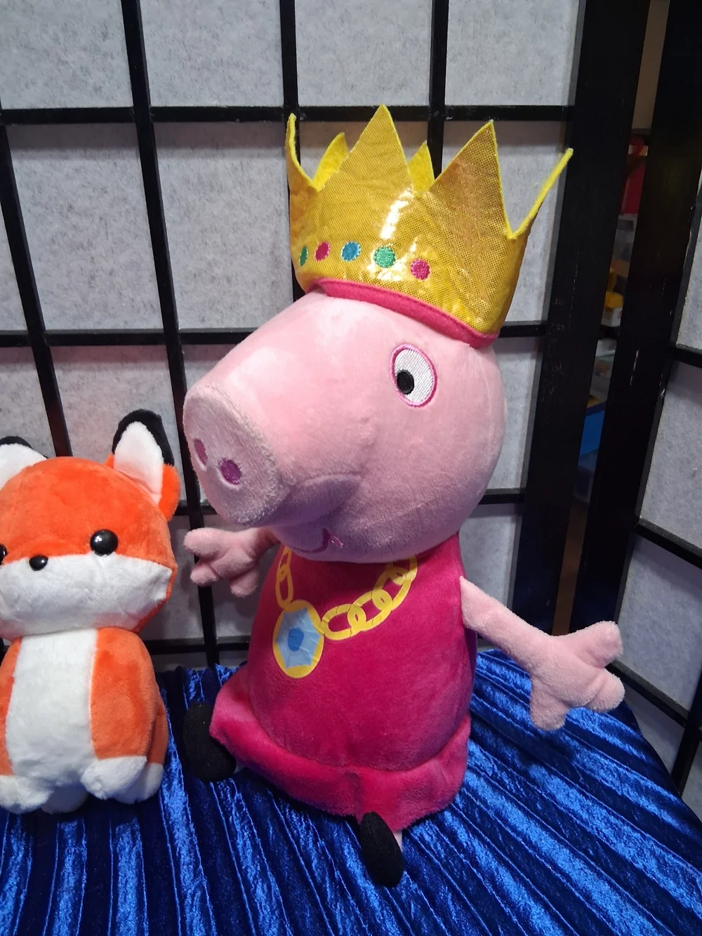 Peppa Pig Plush Toy - Pink Princess Peppa and Friends Set